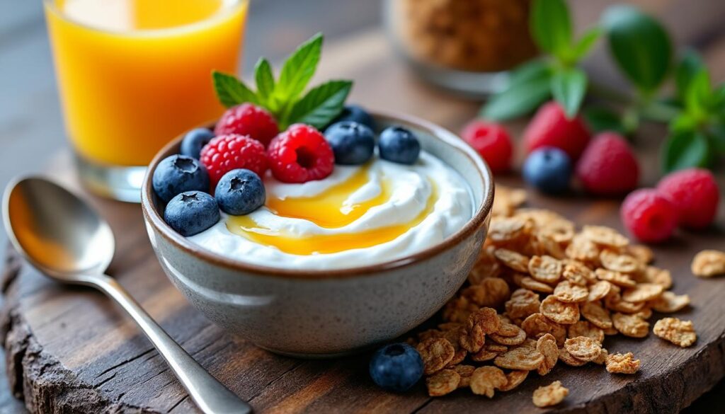 découvrez les bienfaits du yaourt grec, riche en protéines, idéal pour un petit-déjeuner sain et énergétique.