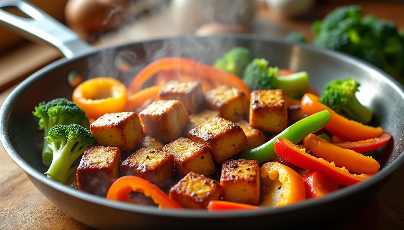 Tempeh : lâaliment protĂ©inĂ© prĂ©fĂ©rĂ© des vĂ©gĂ©tariens 2 dĂ©couvrez le tempeh, l'aliment protĂ©inĂ© incontournable des vĂ©gĂ©tariens, riche en saveurs et en bienfaits pour une alimentation saine et Ă©quilibrĂ©e.