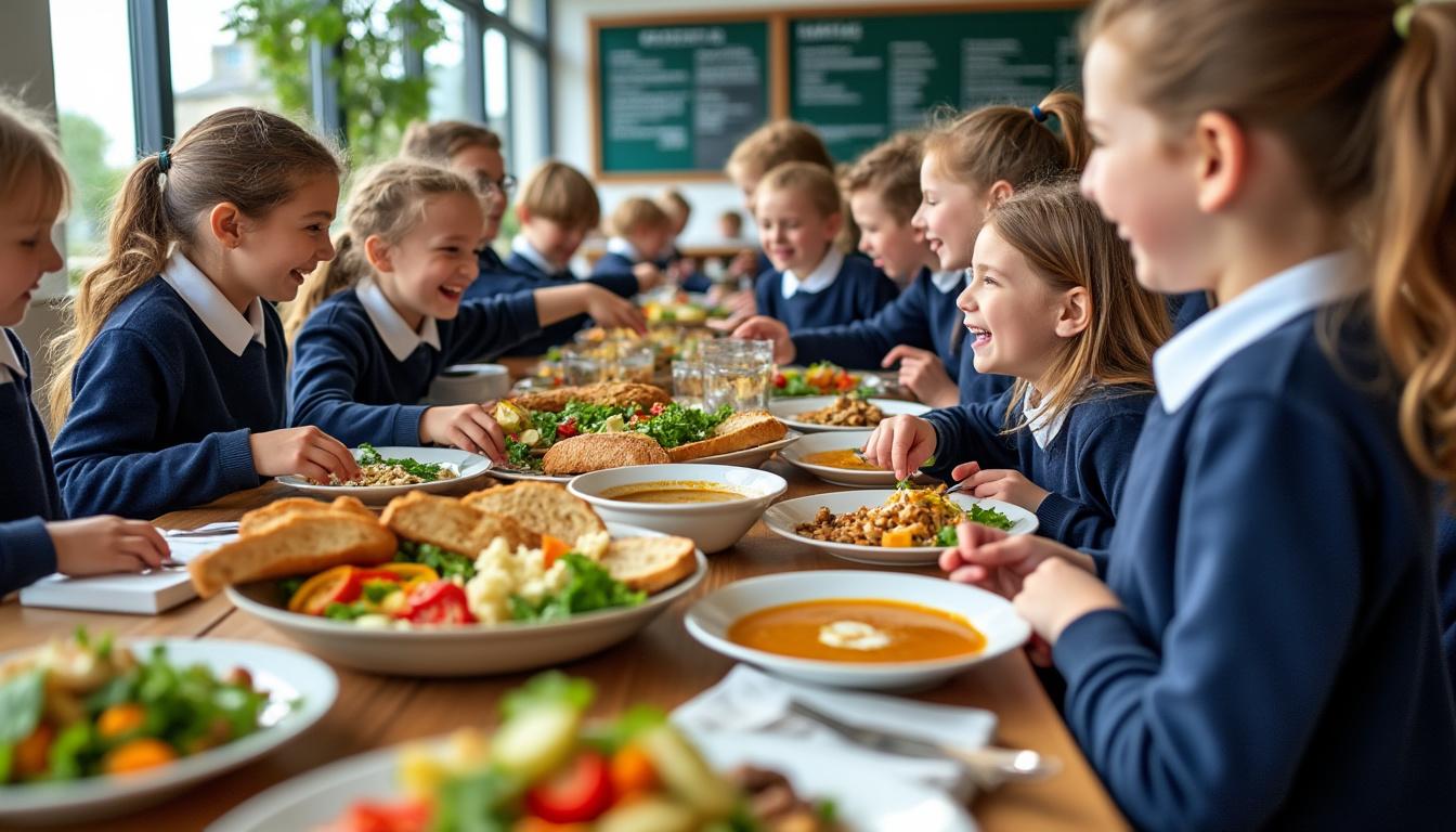 découvrez comment les cantines scolaires intègrent les protéines végétales dans leurs menus pour promouvoir une alimentation saine et durable auprès des enfants.