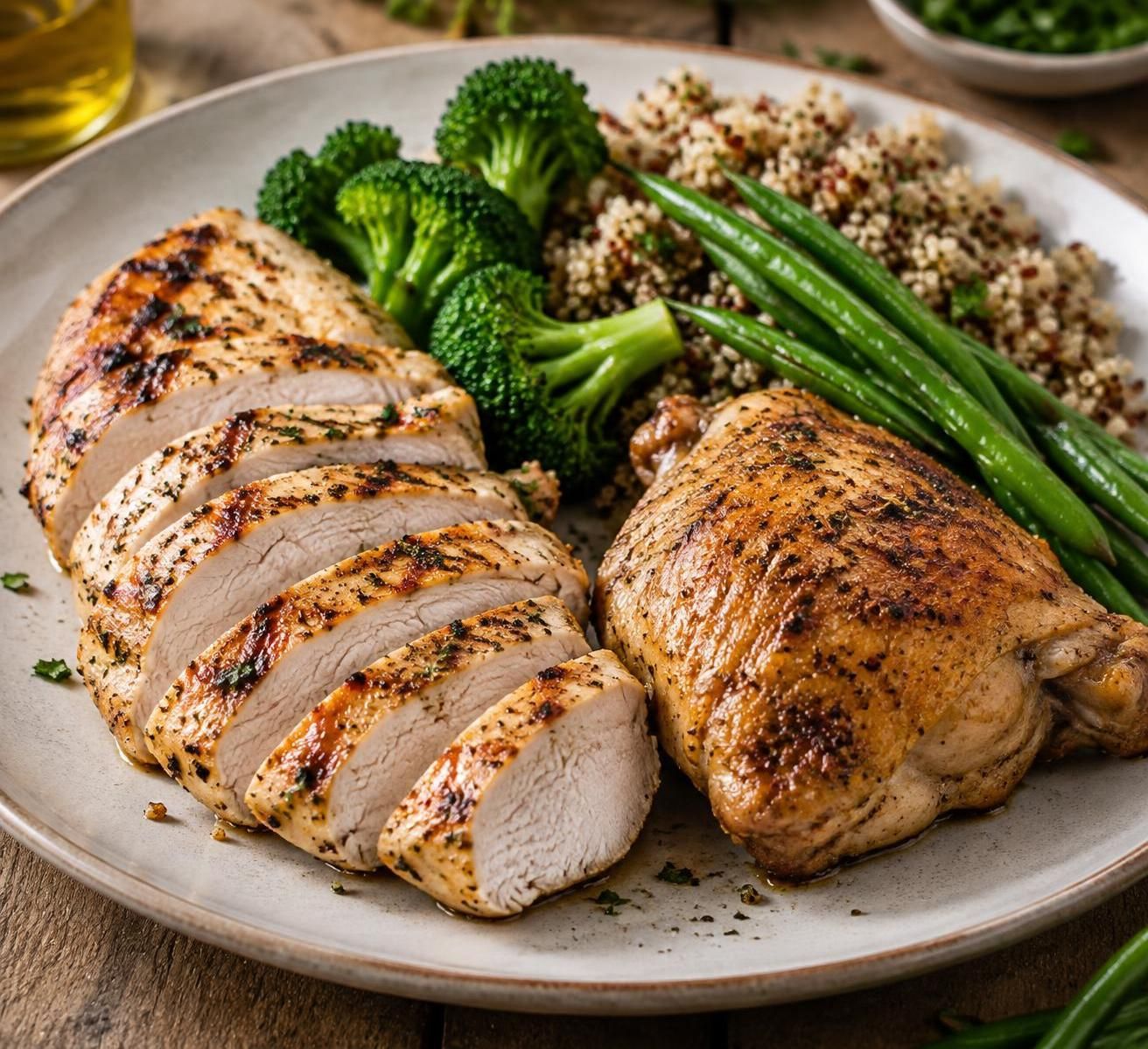 Poulet et protéines : ce que révèle vraiment une portion 2 découvrez la teneur en protéines d’une portion de poulet, ce qui la fait varier et comment l’intégrer à une alimentation équilibrée.