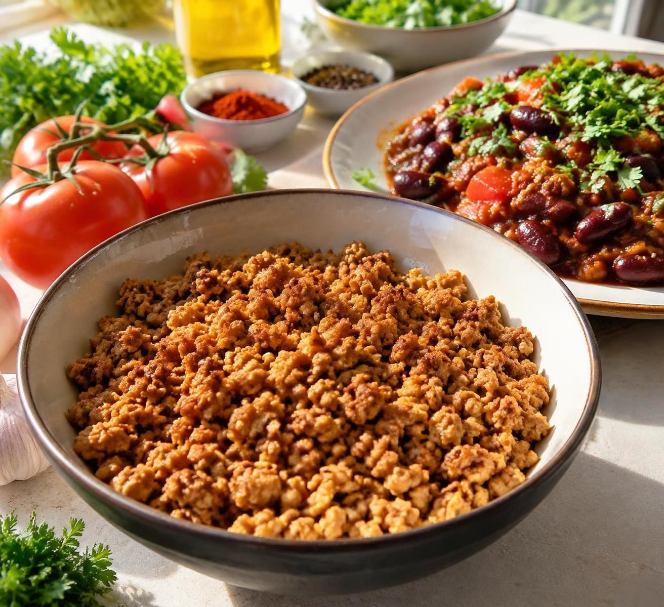 Protéine de soja texturée : le vrai substitut de viande 2 découvrez la protéine de soja texturée : ses atouts, sa préparation et des idées pour l’utiliser comme alternative à la viande dans vos recettes.