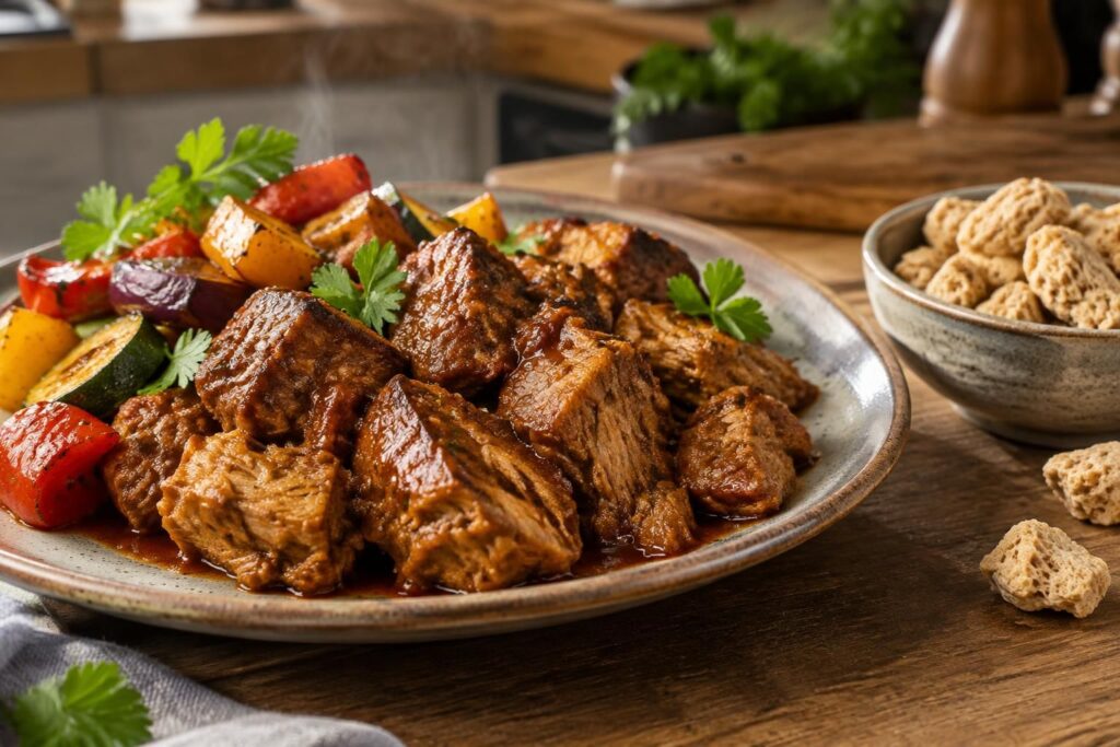 découvrez la protéine de soja texturée, un substitut de viande riche en protéines, facile à cuisiner et idéal pour varier vos recettes végétariennes.